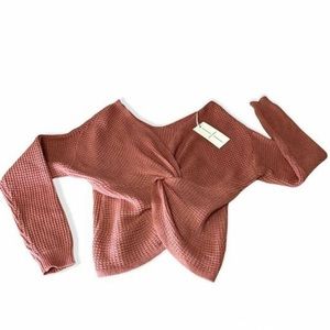 Cable Knit Moon & Madison Sweater